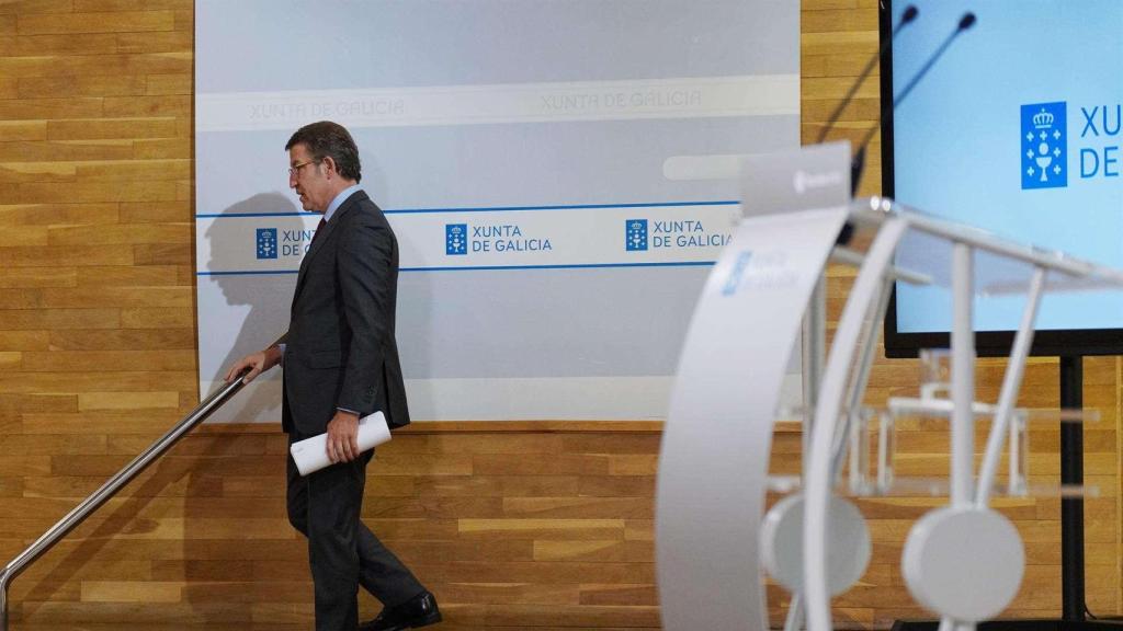 Alberto Núñez Feijóo en su último Consello