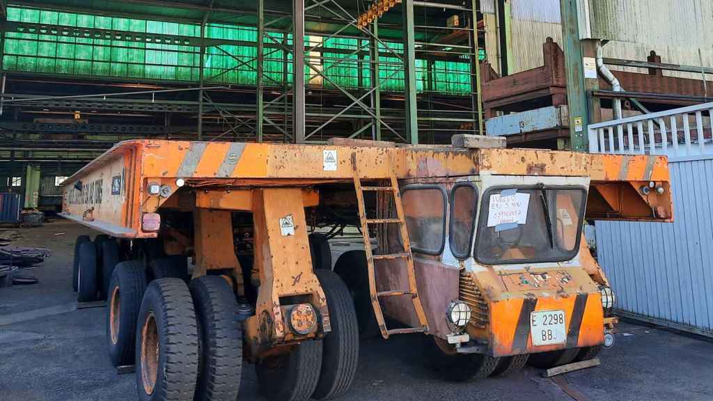 Imagen del vehículo que estuvo utilizado para cortar el tráfico.