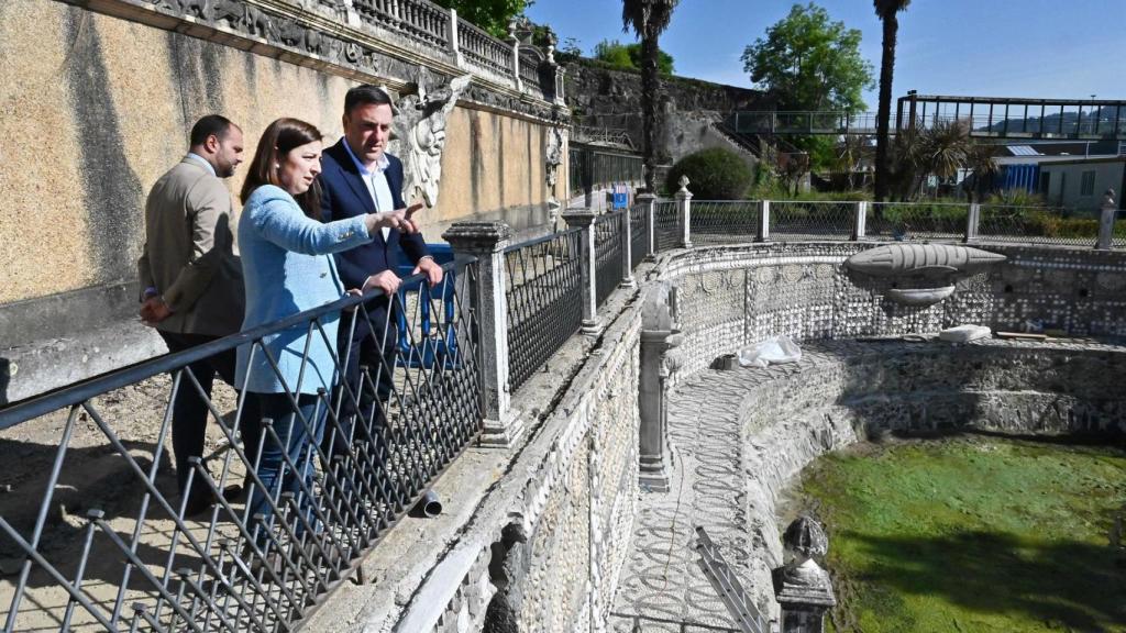 Valentín González Formoso y María Barral en el Pasatiempo.