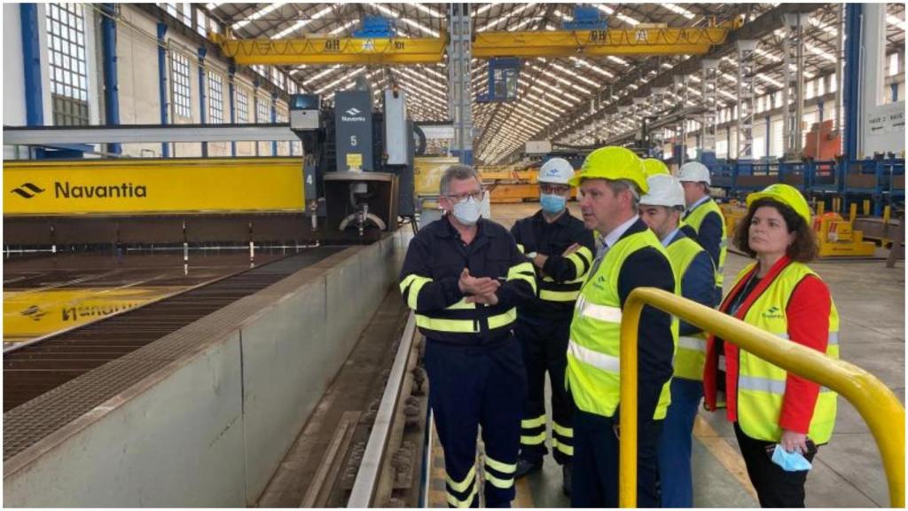 Visita de Miñones a Navantia.