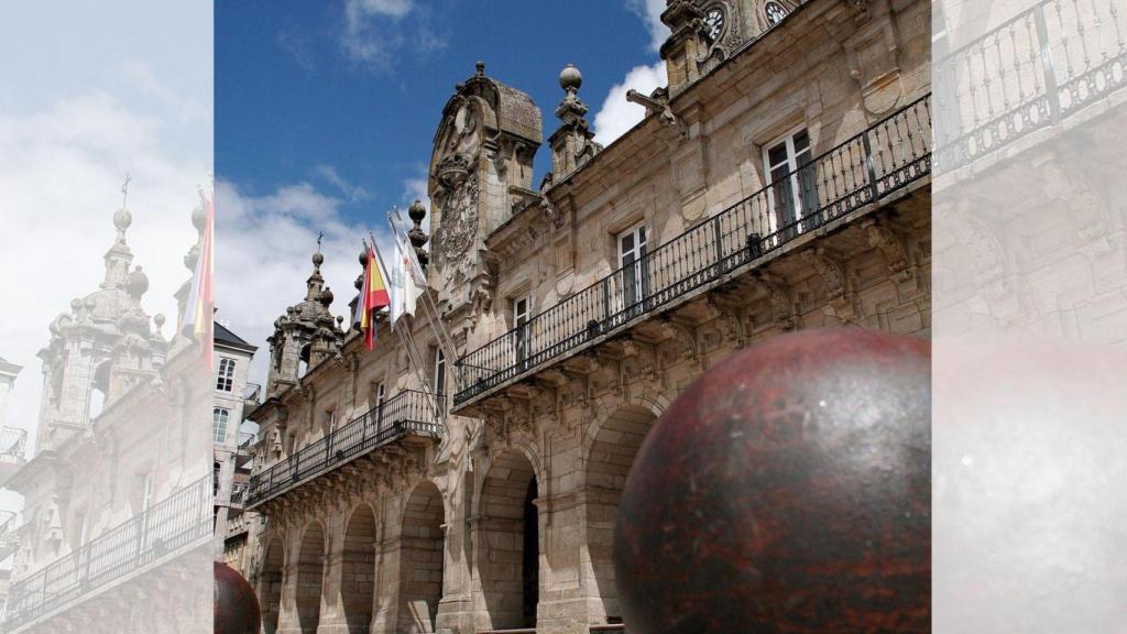 Exterior del edificio del Concello de Lugo