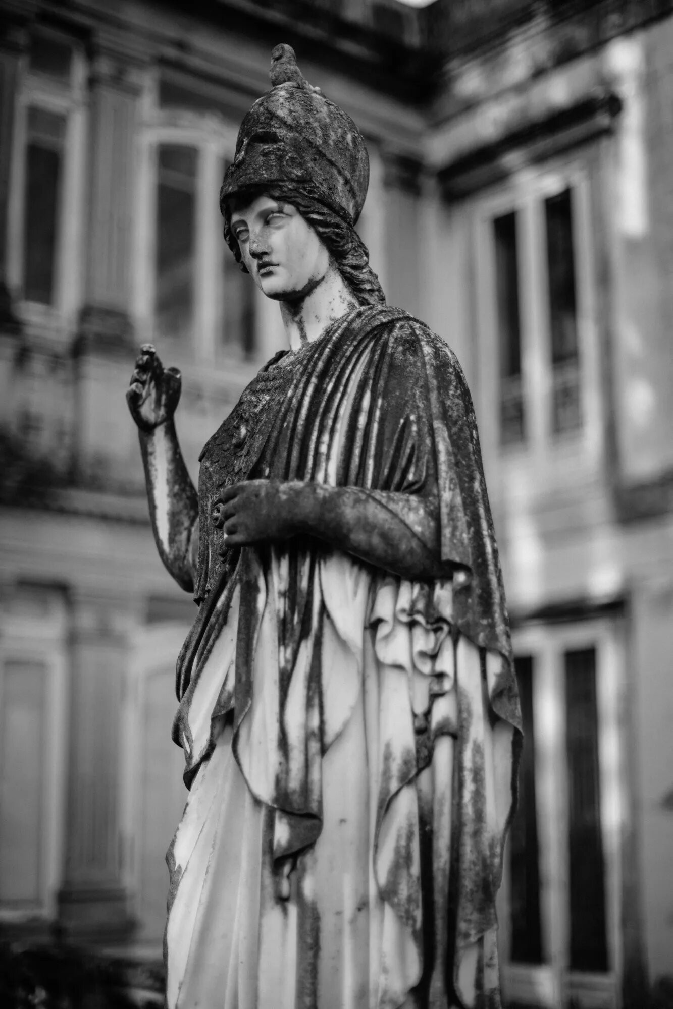 Estatua en el Pazo de Lourizán.
