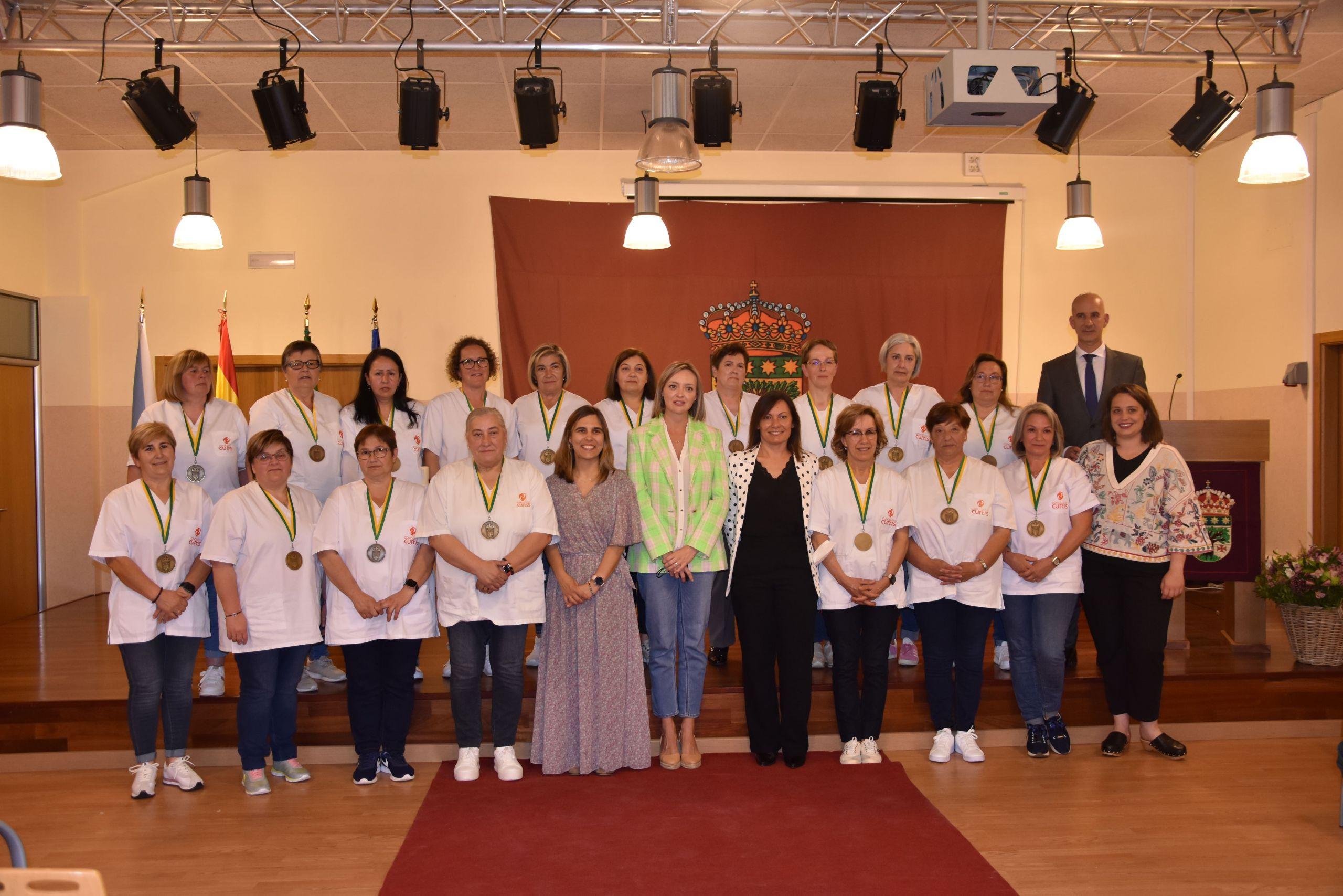 Acto de nombramiento como ciudadanas de honor de Curtis (Concello de Curtis).