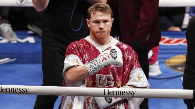 Saúl 'Canelo' Álvarez, antes de su pelea por el cinturón del semipesado en el T-Mobile Arena de Las Vegas