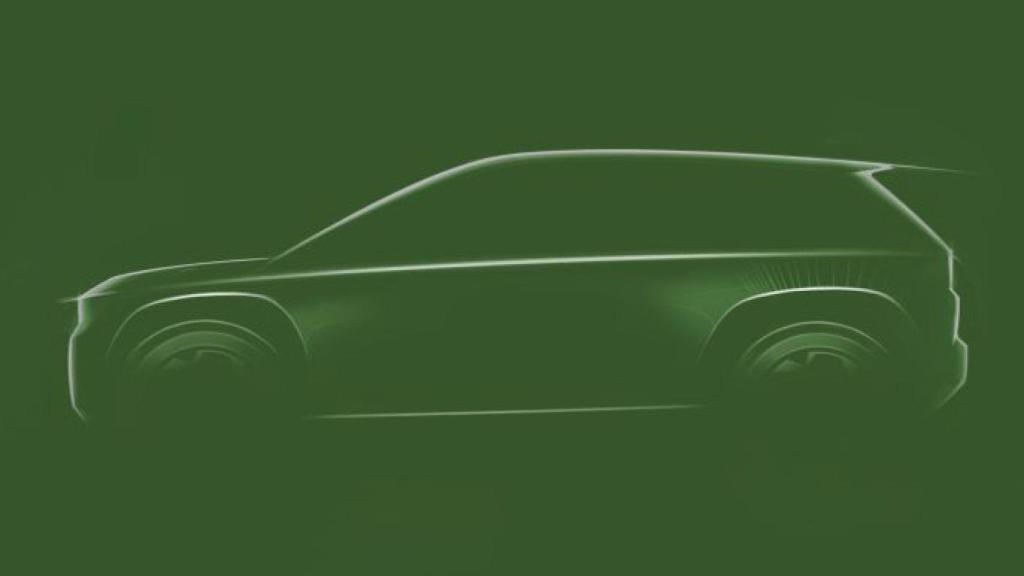 Boceto del SUV pequeño y eléctrico de Skoda.