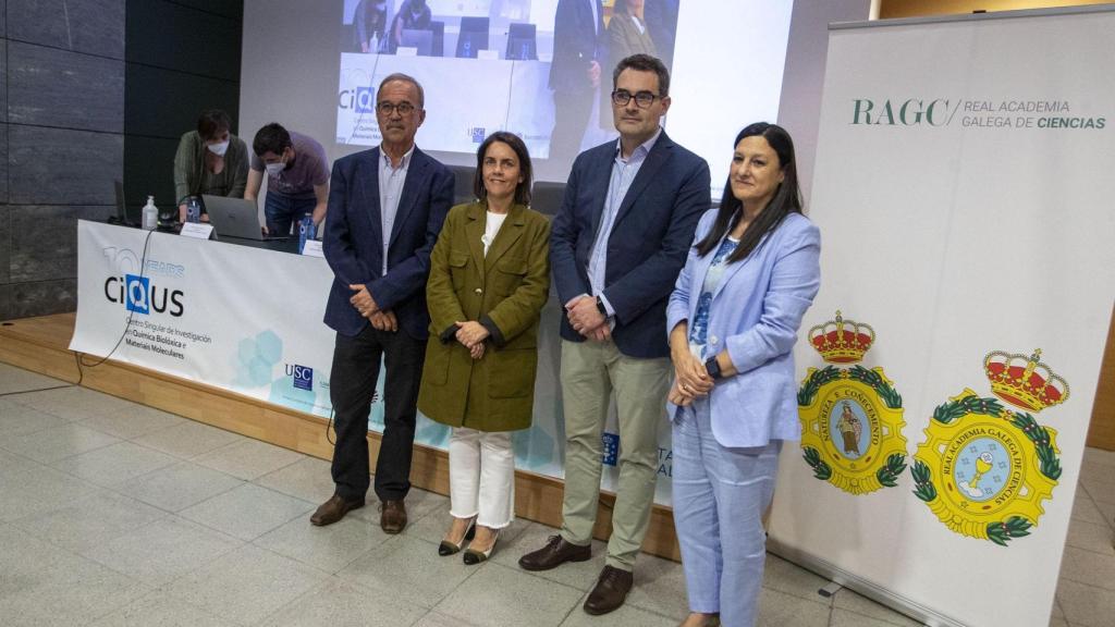 La directora de la Axencia Galega de Innovación, Patricia Argerey, interviene en la jornada ‘As oportunidades para a Investigación nos programas Europe Next Generation’ organizada por la Real Academia Galega de Ciencias.