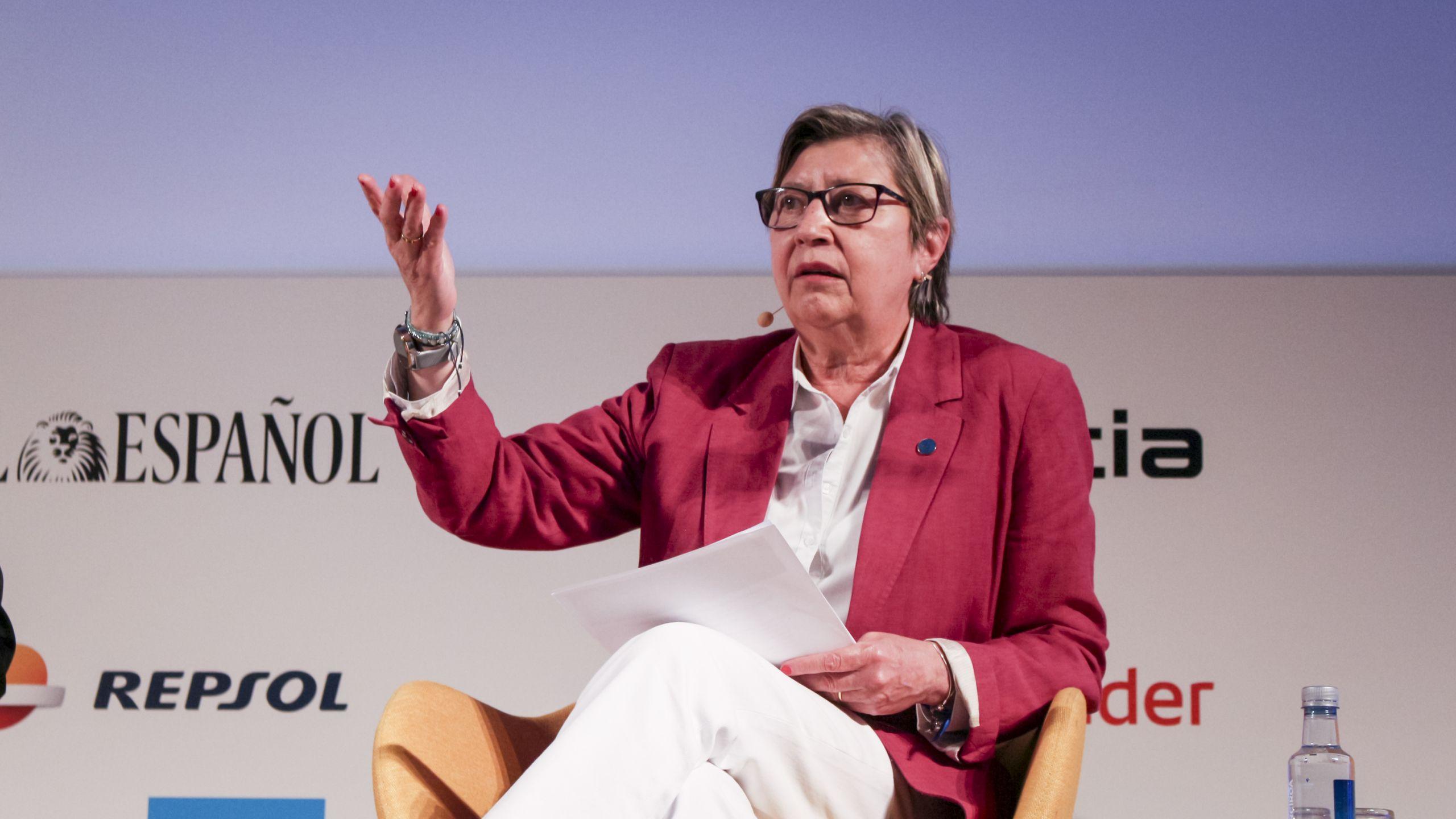 La conselleira do mar, Rosa Quintana. Foto: Paula Quintás