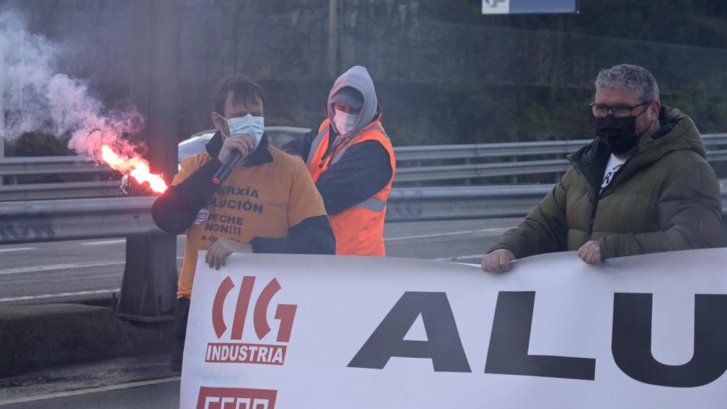 Imagen de archivo de una protesta de Alu Ibérica.