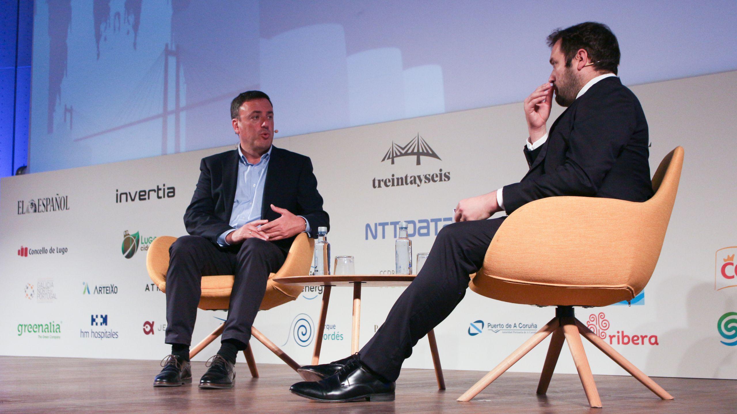 Valentín González Formoso durante su intervención (Foto: Paula Quintás)