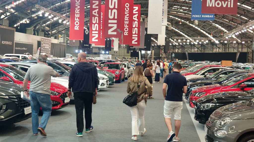 Imagen de la feria Motorocasión de Vigo.