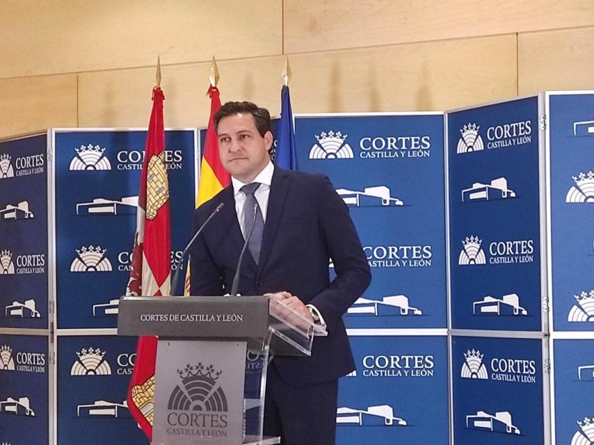 El portavoz del PP en las Cortes, Raúl de la Hoz