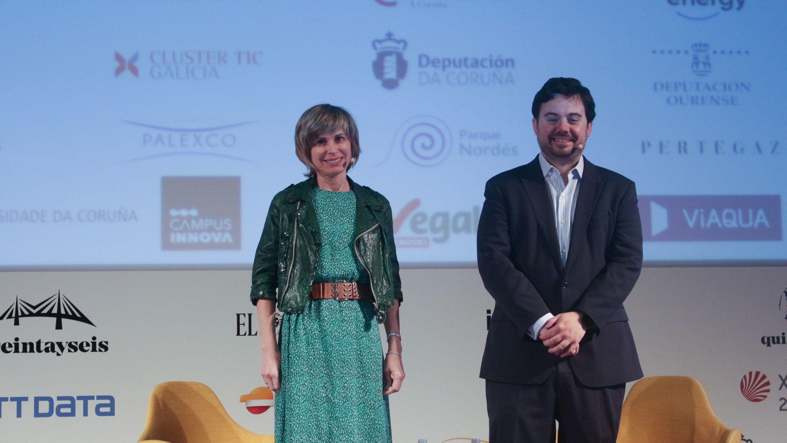 Nava Castro en el foro ‘La Galicia que viene’ en A Coruña. Foto: Paula Quintás