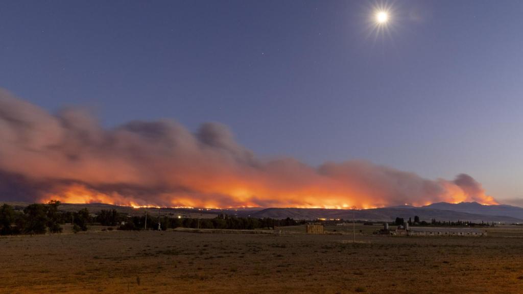 Imagen de archivo del incendio en la Sierra de la Paramera (Ávila).