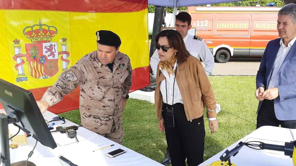 Maica Larriba asiste al ejercicio de seguridad marítima Marsec-22.