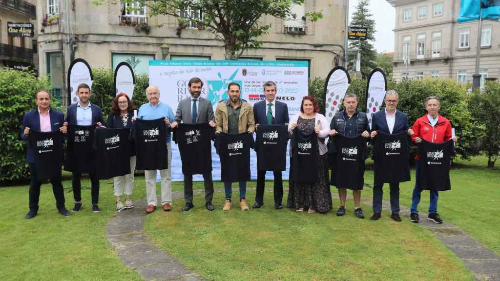 Presentación de la Gold River Race en Pontevedra.