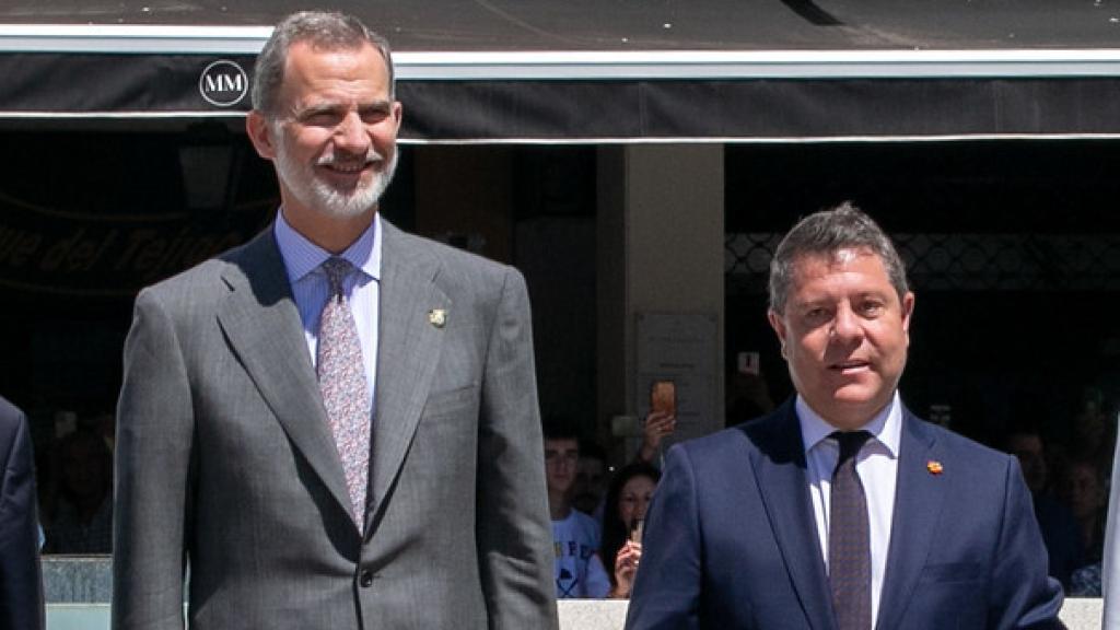 Emiliano García-Page junto al rey Felipe VI. Foto: JCCM.