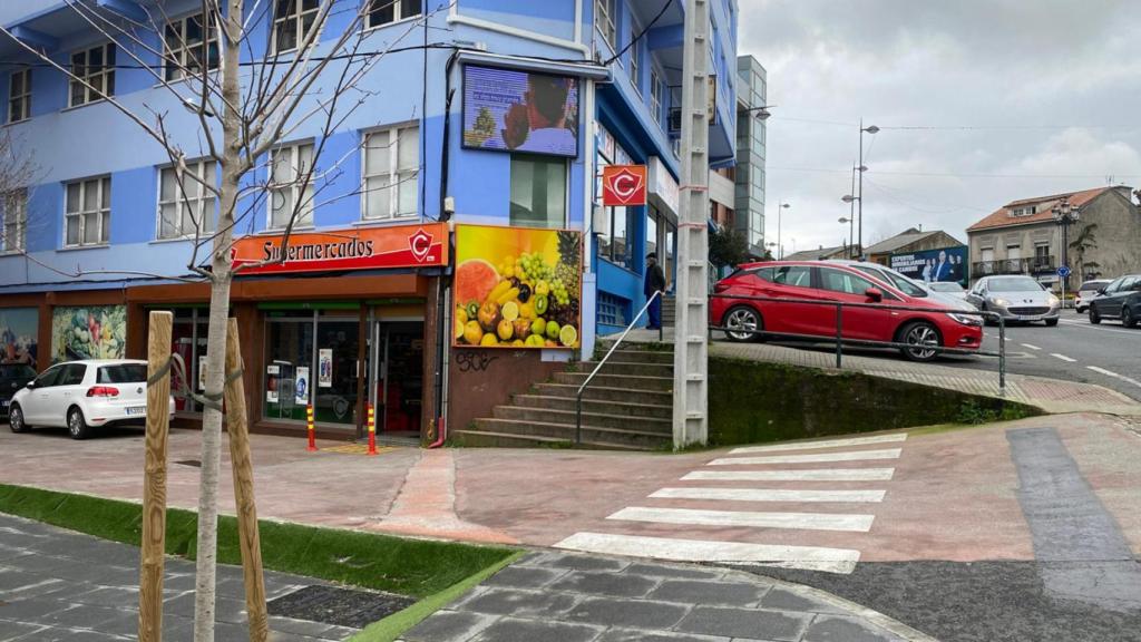 Obras en O Temple yCambre.