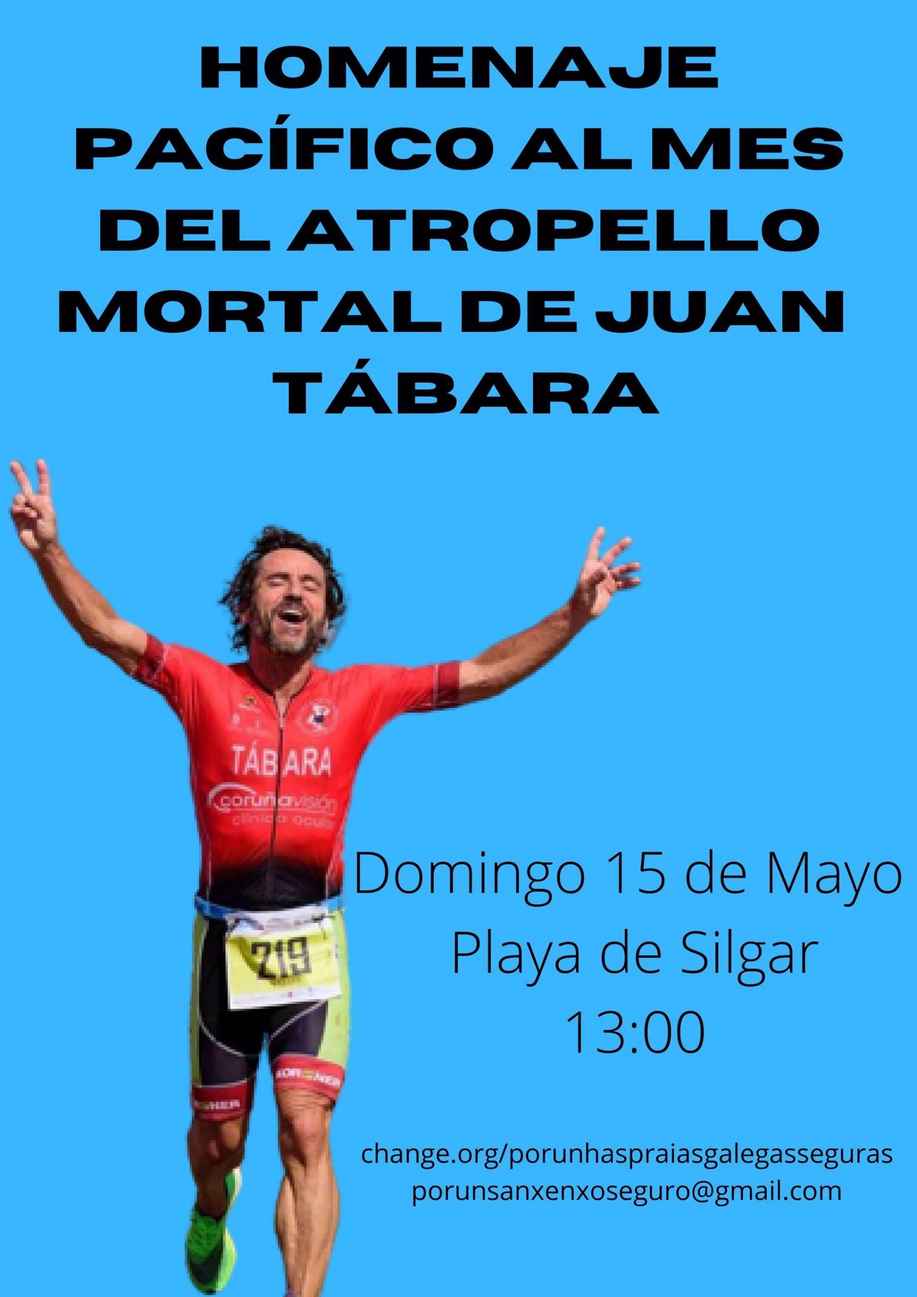 Cartel de homenaje al oftalmólogo Juan Tábara. FAMILIA JUAN TÁBARA