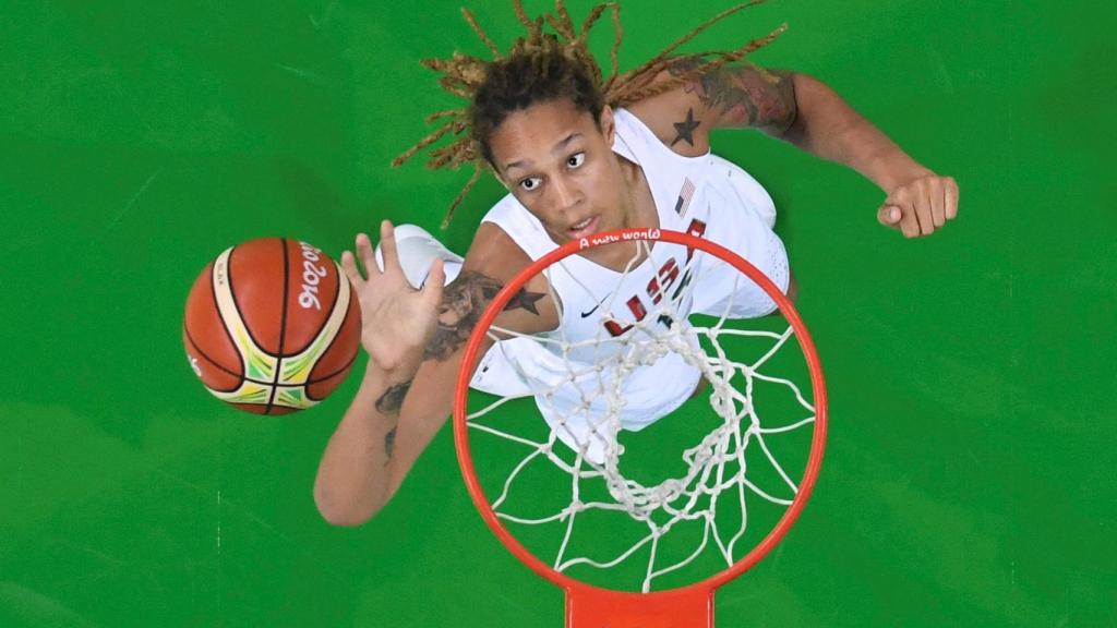 Brittney Griner, durante los Juegos Olímpicos de Rio 2016.