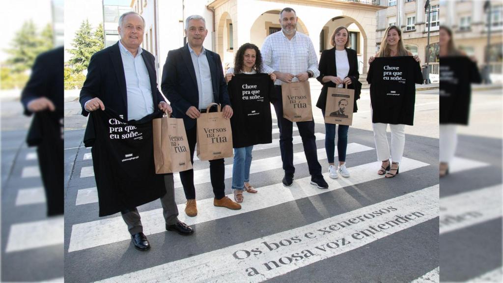 Gadis celebra el Día das Letras Galegas con una iniciativa en las calles.