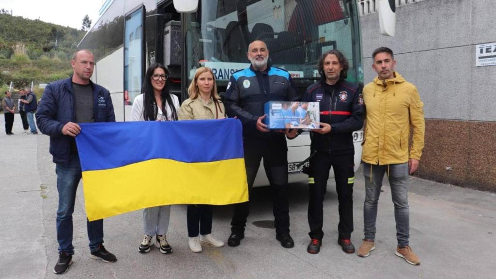 Entrega del ecógrafo para Ucrania.