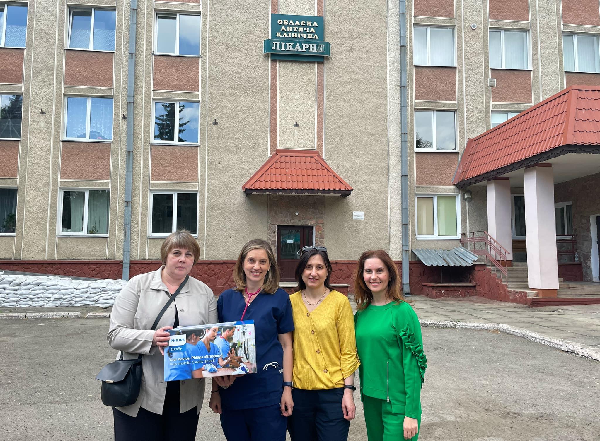 El ecógrafo en Ucrania (Foto: Cedida)