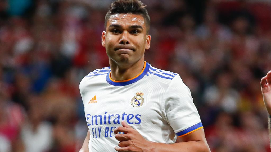 Casemiro, en un partido del Real Madrid de La Liga 2021/2022