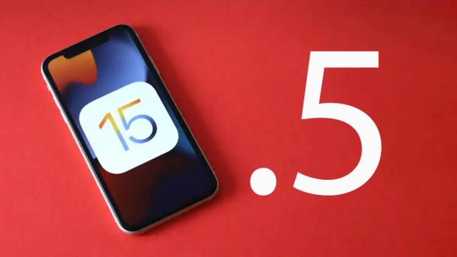 iOS 15.5 en un iPhone 11.