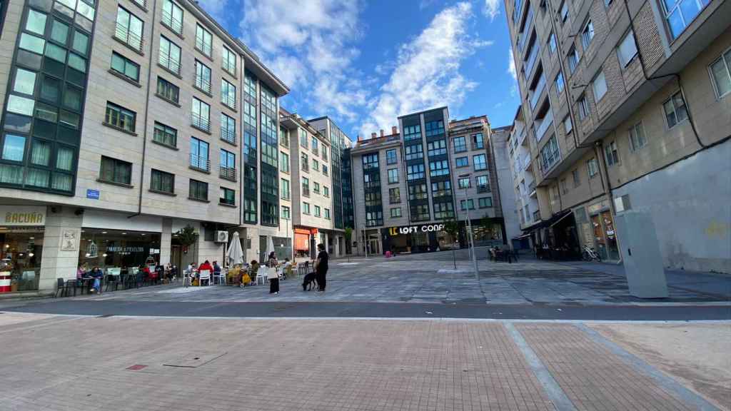 Plaza de Arturo Souto en Pontevedra.