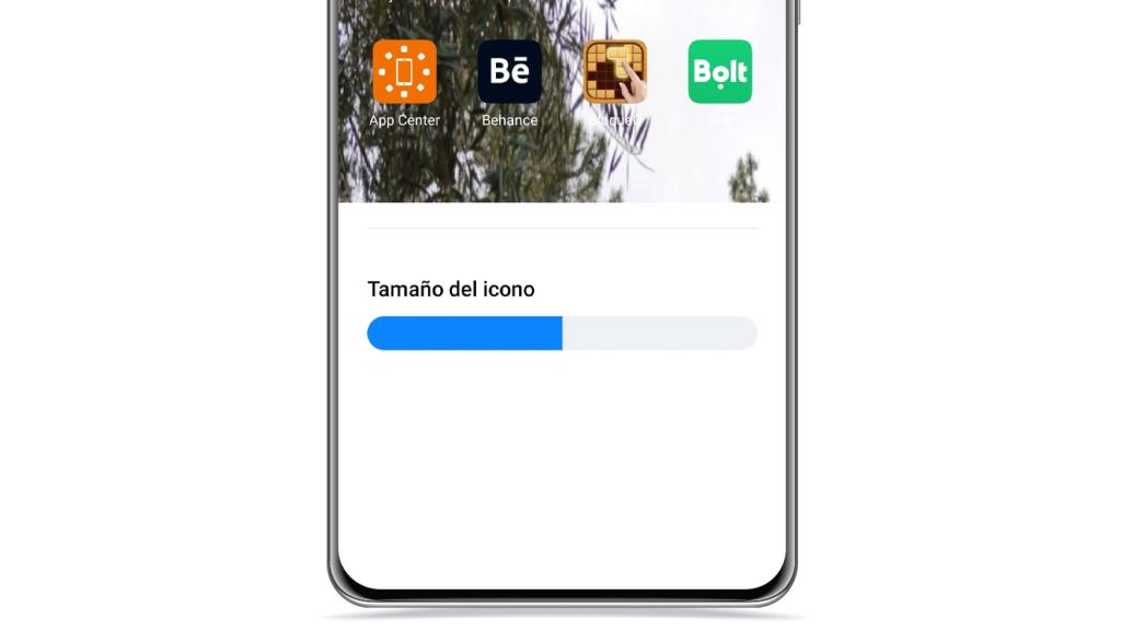 Tamaño de los iconos en Xiaomi