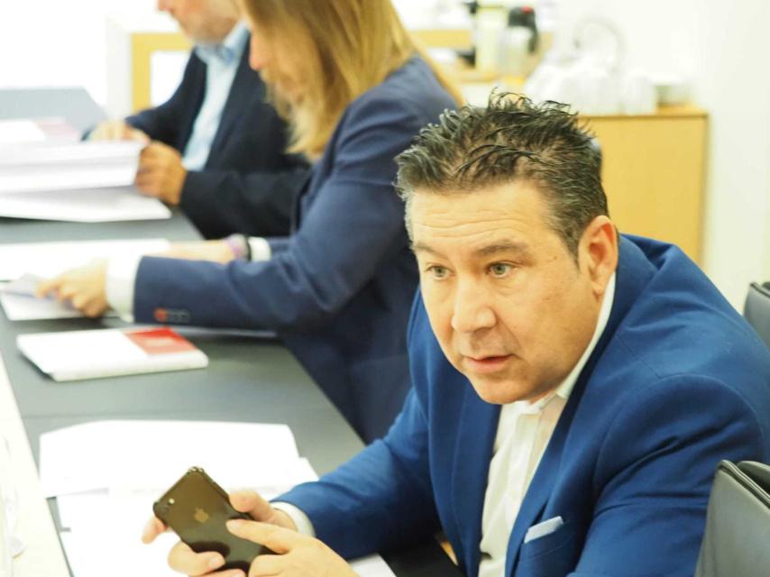 El dirigente leonesista, Luis Mariano Santos, en una imagen de archivo.