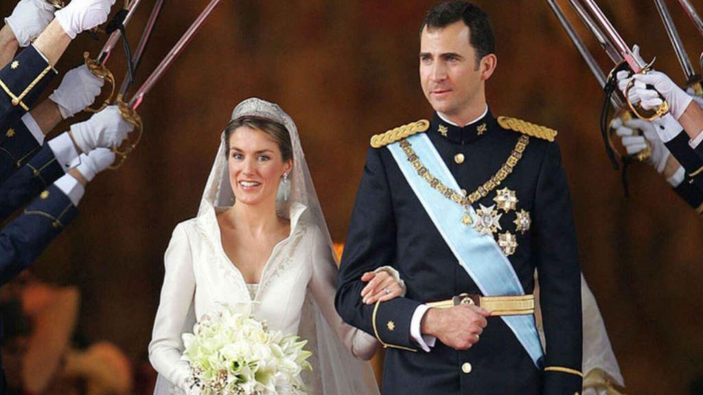 Letizia y Felipe VI el día de su boda.