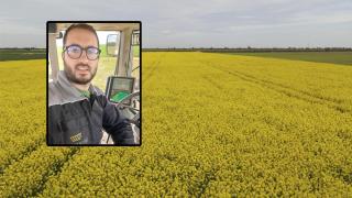 Antonio Torres en su explotación de Villarmentero de Esgueva