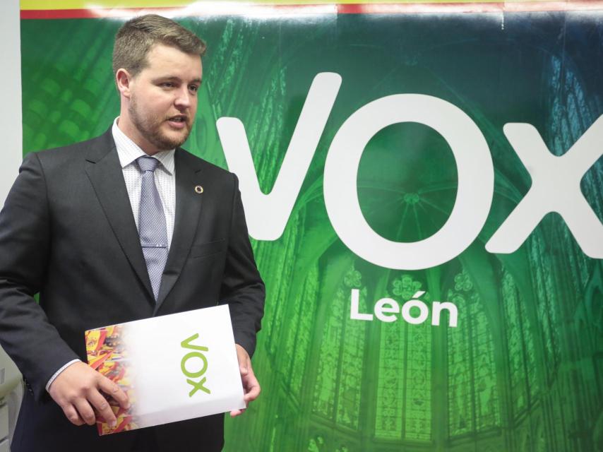 Imagen de archivo del procurador de Vox León, Miguel Suárez.