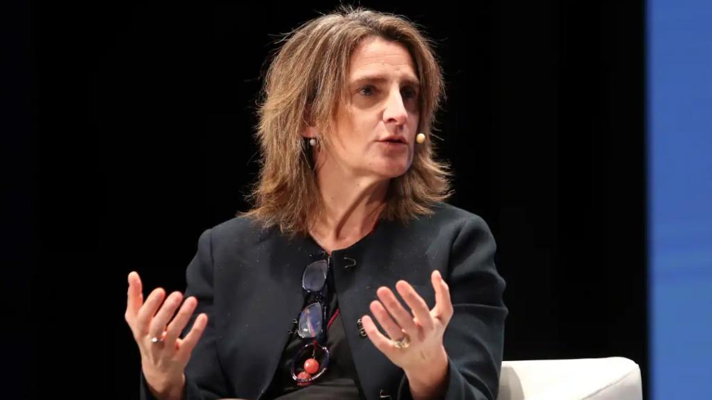 La ministra Teresa Ribera en el I Foro Económico Español 'Castilla-La Mancha: Logros y Desafíos'. Foto: Óscar Huertas.