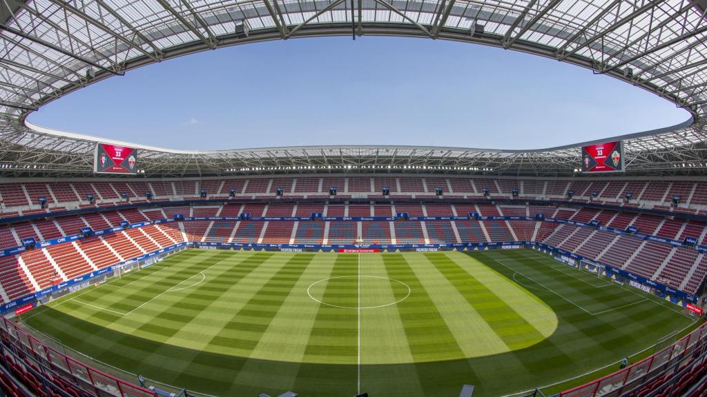 Estadio El Sadar, en Pamplona (Navarra), del Club Atlético Osasuna.