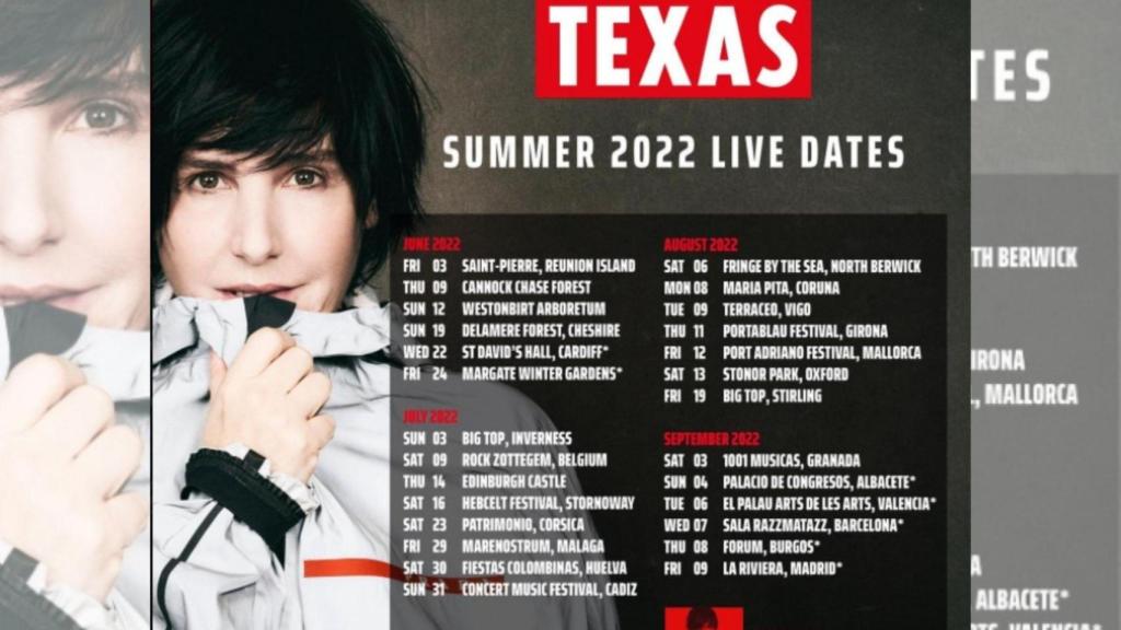 El grupo escocés Texas tocará en las fiestas de María Pita de A Coruña