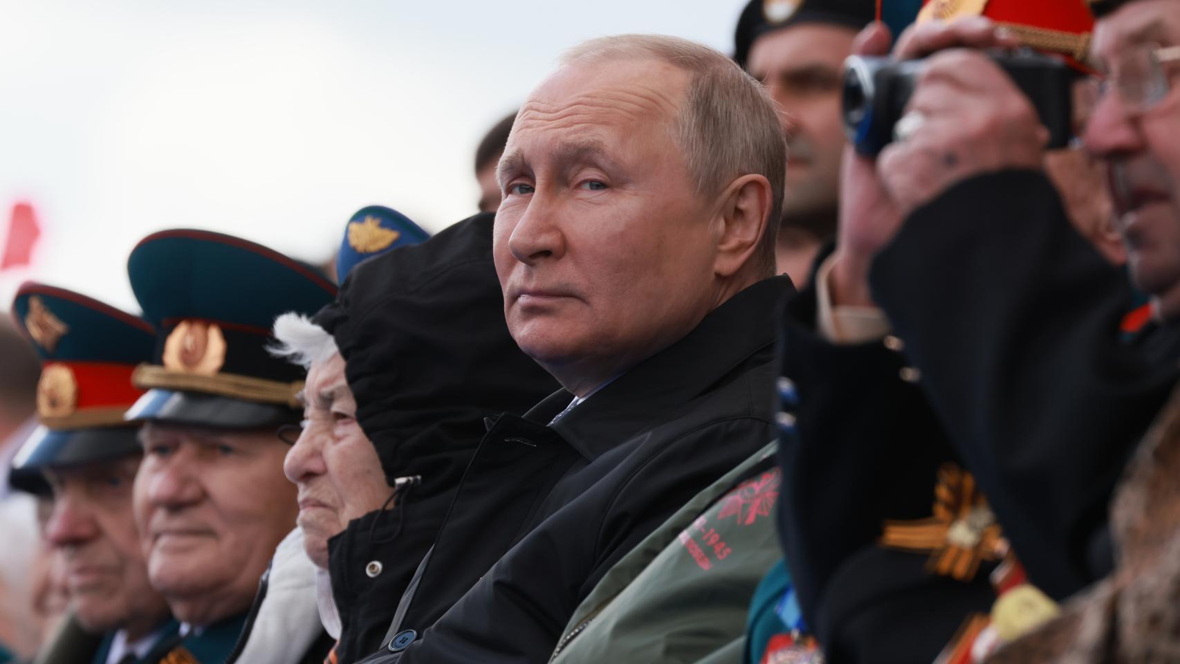 Vladimir Putin durante el desfile del Día de la Victoria en Moscú, el pasado 9 de mayo.