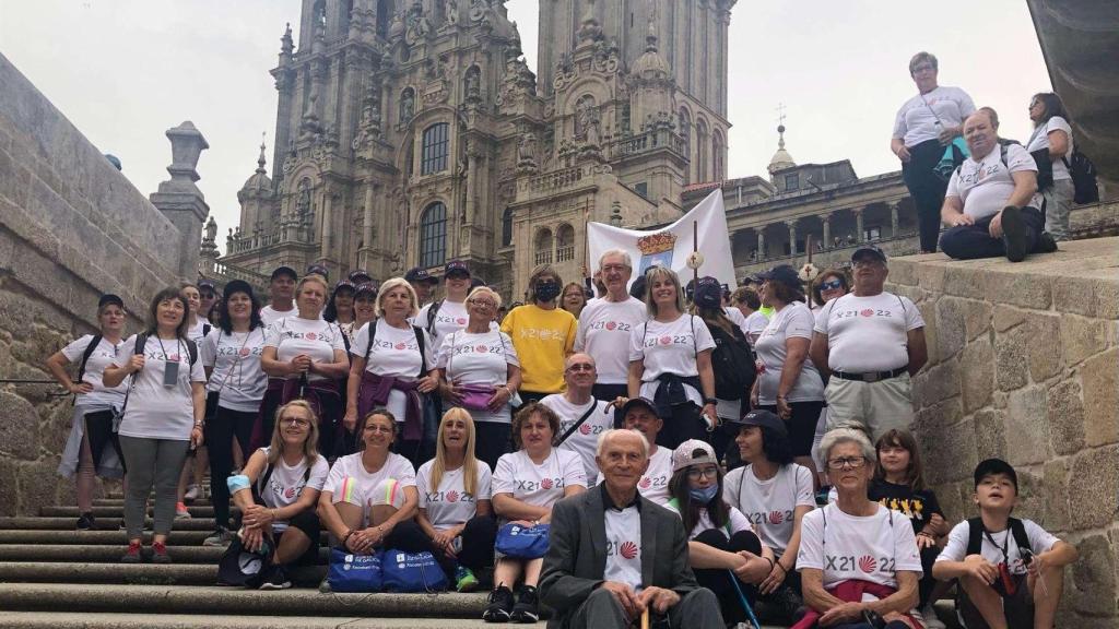 Llegada de los peregrinos