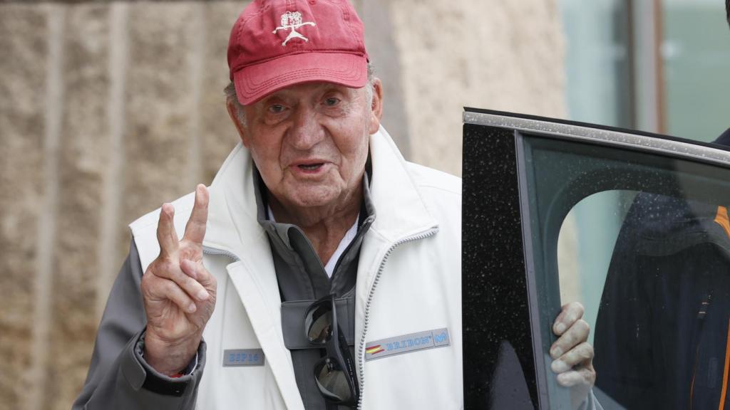 El rey emérito, Juan Carlos I de Borbón, durante su última visita a España.