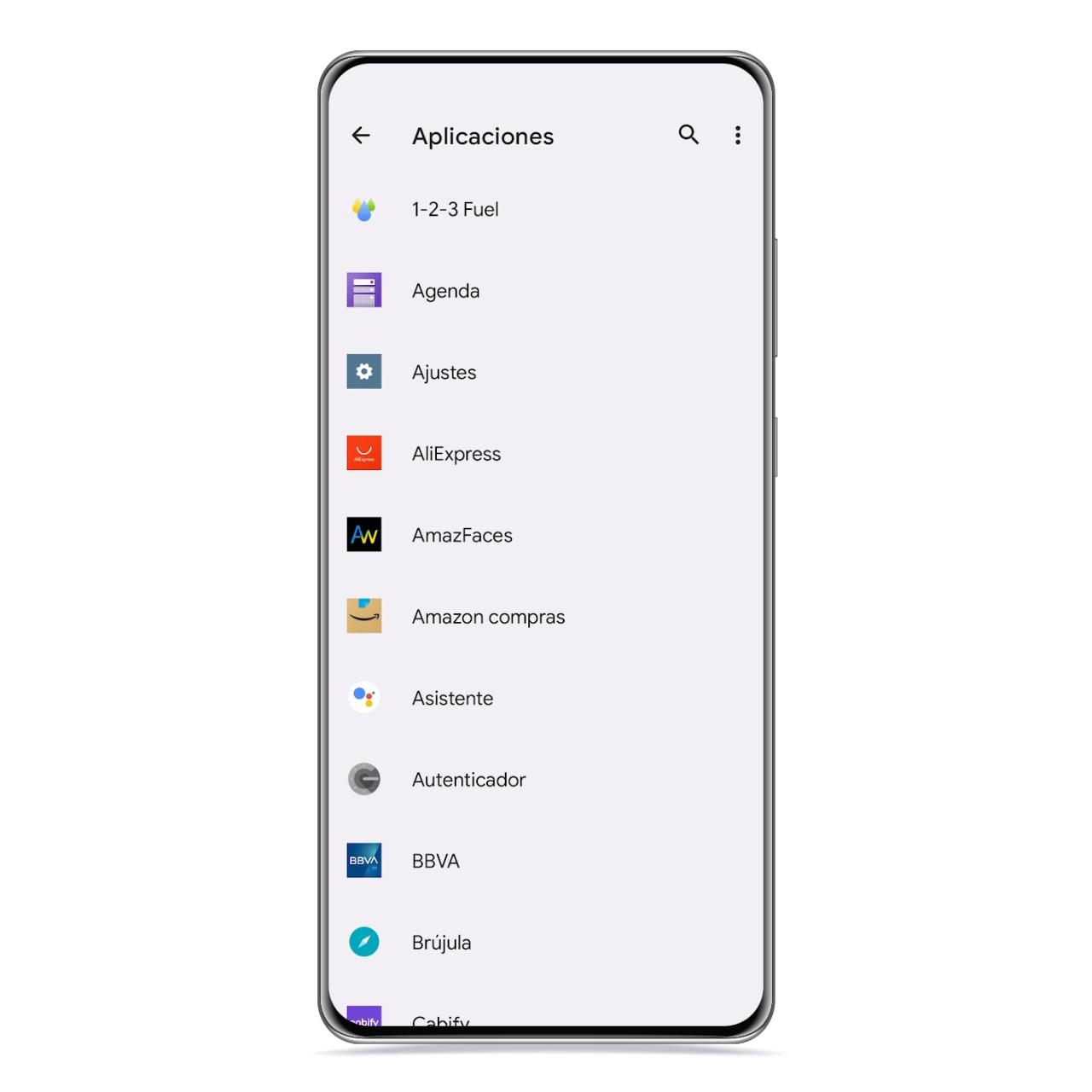Acceso directo a aplicaciones