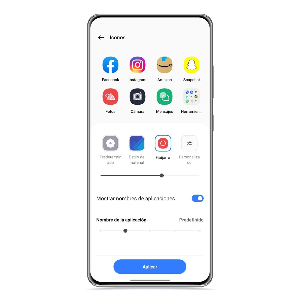 Personalización en realme