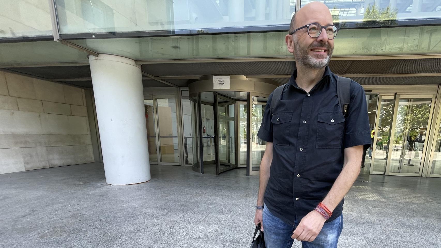 Francis Puig, hermano de Ximo Puig, tras declarar en los juzgados, en una imagen de archivo.