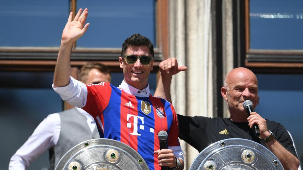 Robert Lewandowski, con el Bayern Múnich