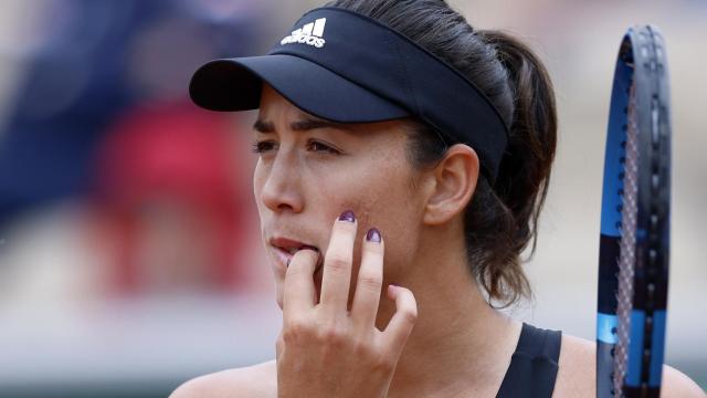 Garbiñe Muguruza, en Roland Garros 2022