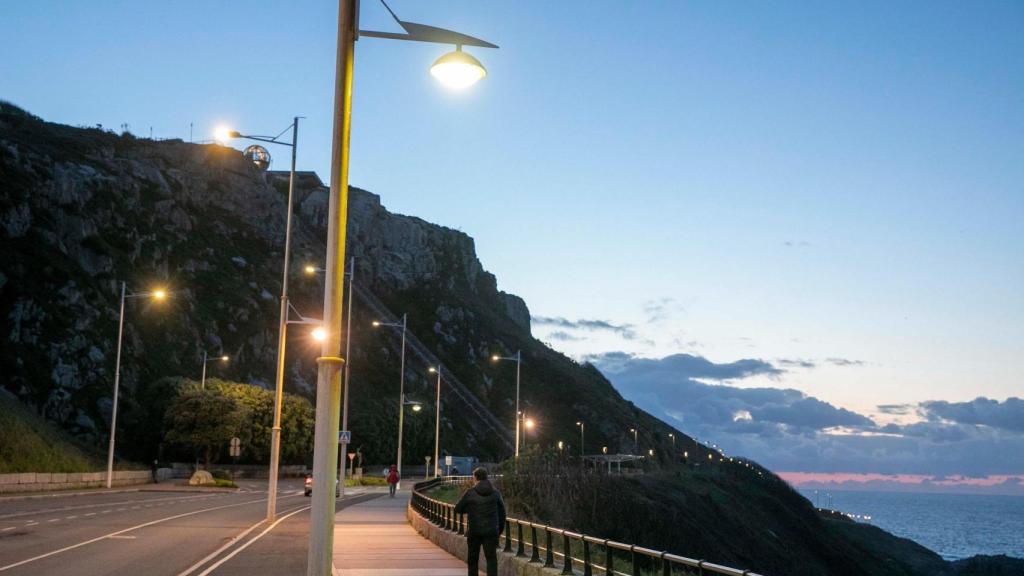 Iluminación en A Coruña.