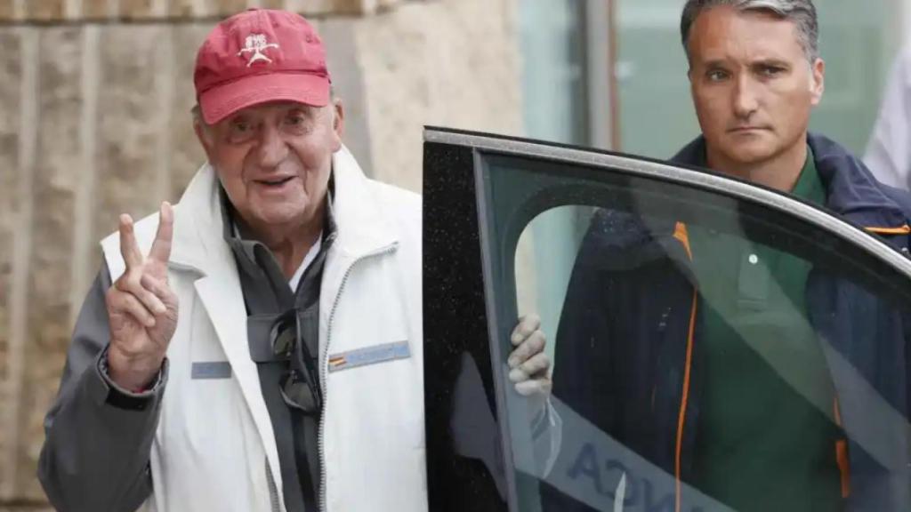 El emérito en Sanxenxo el pasado mes de mayo.