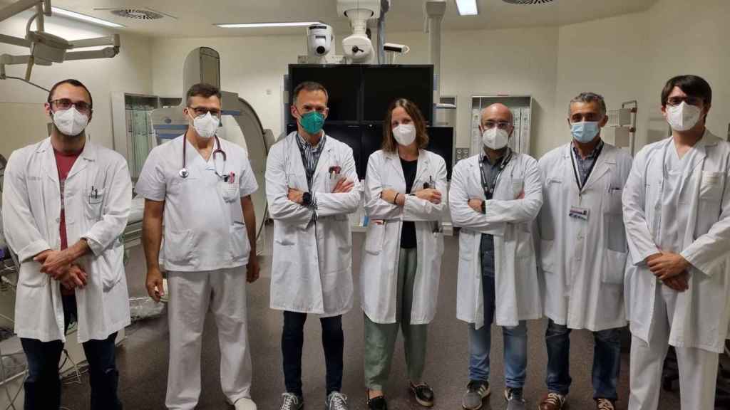 Equipo del Álvaro Cunqueiro que ha llevado a cabo esta novedosa técnica.