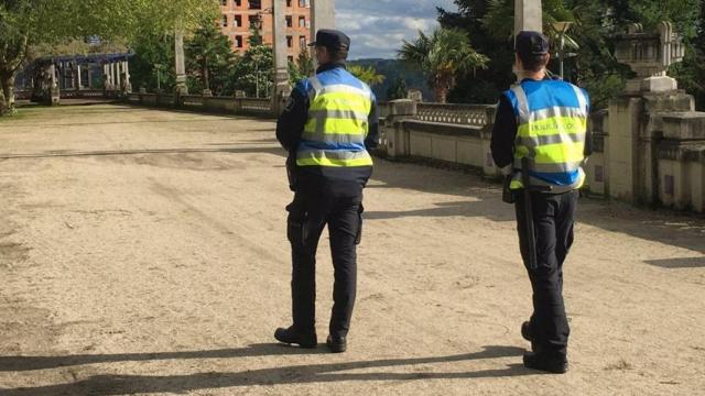 Una patrulla de la Policía Local de Lugo en una foto de archivo.