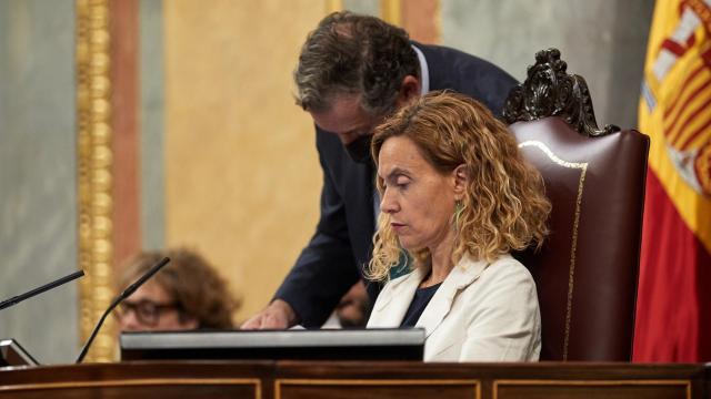 Meritxell Batet, presidenta de la Cámara, este miércoles en el Congreso de los Diputados.